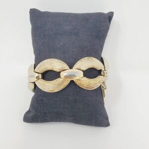 Vintage Chunky Gold Tone Monet Link Bracelet